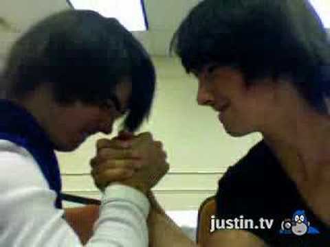 Joe and Kevin ARM WRESTLE!!