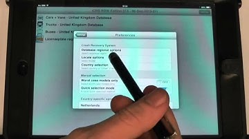 Crash Recovery System iOS - Language and database