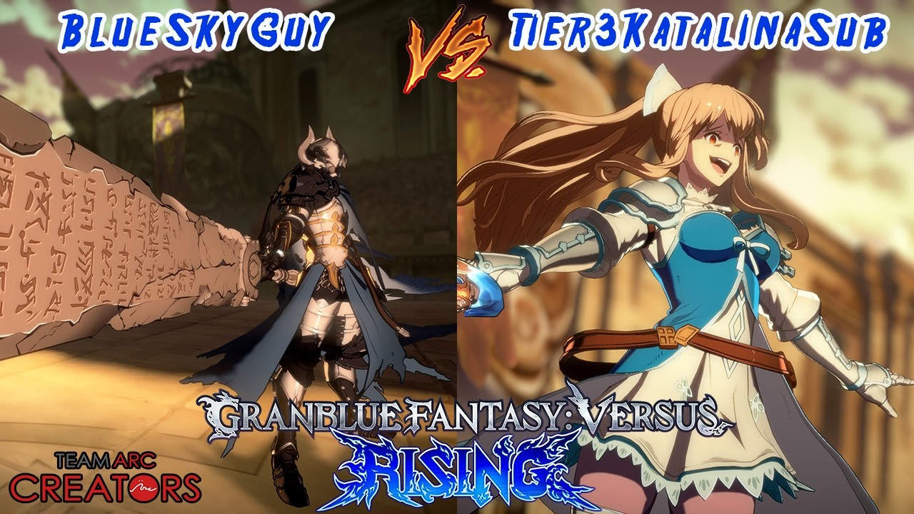 BlueSkyGuy(Siegfried) VS. Tier3KatalinaSub(Vira) Ranked Set Granblue Fantasy Versus Rising