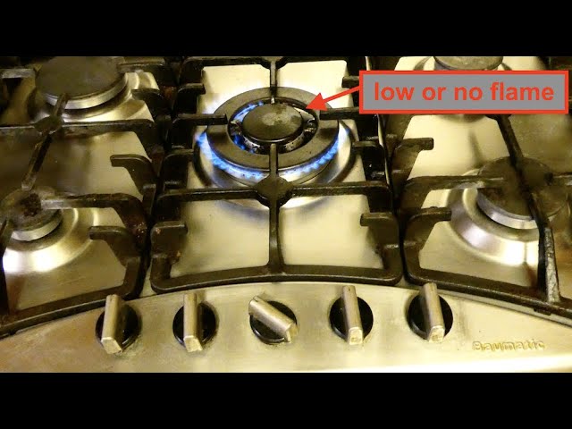 Gas Cooktop Flame Adjustment 