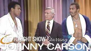 Muhammad Ali and Ken Norton Weighin Before Their Fight at the Forum | Carson Tonight Show