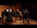 Trio bellarte goes live in f schubert pianotrio nr 2 in esdur