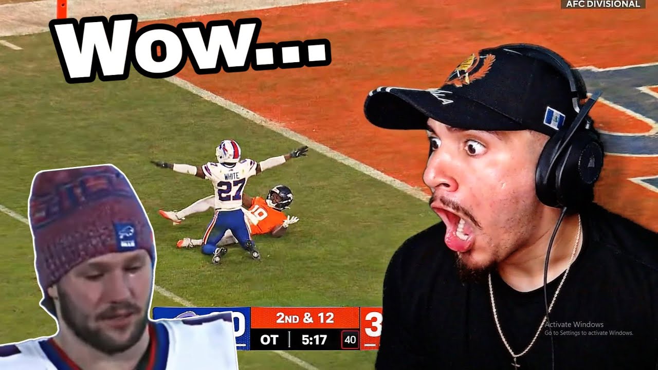 WHAT A GAME!!!!! Fins Fan Reacts Bills vs Broncos Game Highlights | NFL 2025 Season Divisional