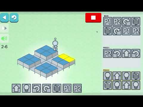 How to beat lightbot hour of code 2-6