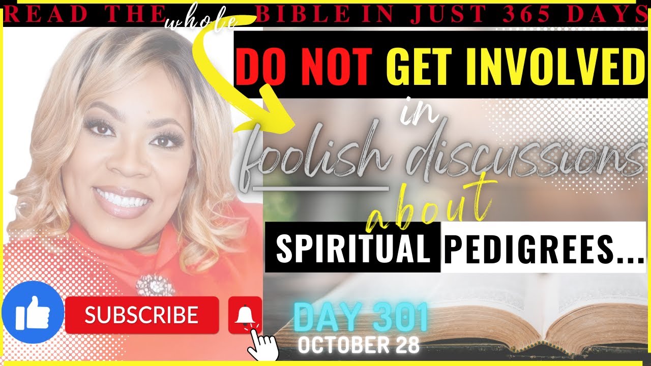 Read the Whole Bible in 365 Days With Pamela Hope - October 28 - YouTube