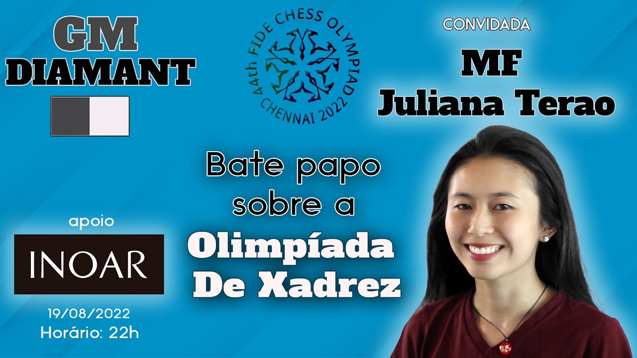 MATE-PAPO com WIM/MF JULIANA TERAO no Canal Xadrez Brasil 