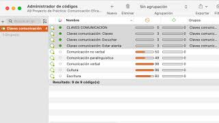 División de códigos: Construyendo categorías por medio de sub-códigos ATLAS.ti 9 Mac