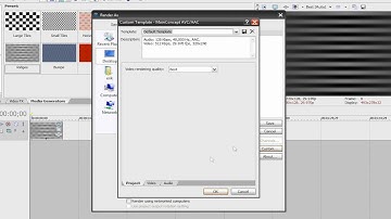 Rendering Videos in Sony Vegas