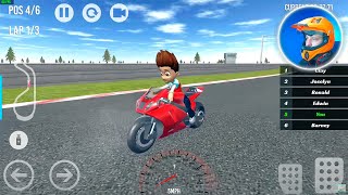 PAW Ryder Moto Racing 3D Game and Patrol Games #Bike Game To Play for Android screenshot 1