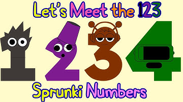 Sprunki Numbers Song 1–10 🎵 | Meet Oren, Raddy, Clukr, Fun Bot & Vineria | Sprunki 123 Counting Song