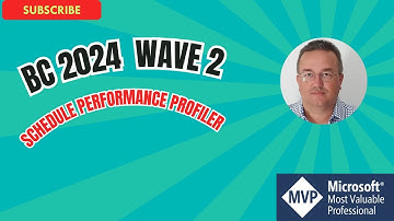 🌟 Business Central 2024 wave 2 🌟 Schedule Performance Profiler