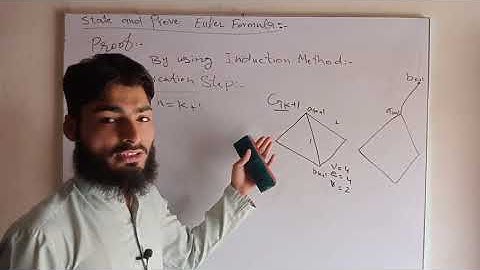 State and prove Euler Formula in Graph theory by Mathematician Abdul Rehman || Euler Formula||