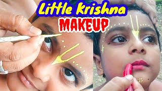 Little Krishna Makeup Lord Krishna Makeup For Kids Bal Gopal Costume