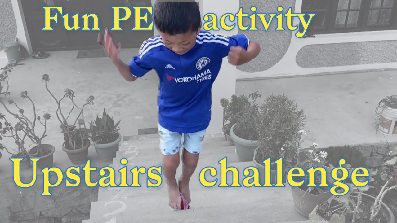 Fun PE activity Upstairs challenge physicaleducationgames