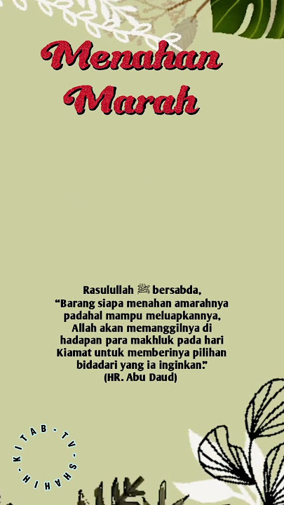 Cara Menahan Marah dan Pahalanya | Ustadz Abdullah Roy حفظه الله
