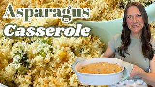 Cheesy Asparagus Rice Casserole | Easter Side Dish | Casserole Recipe
