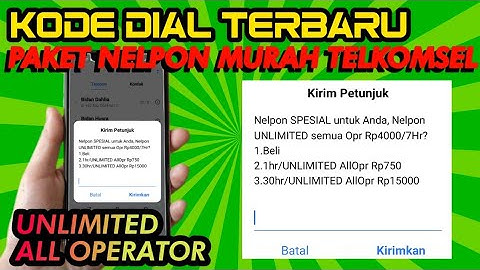 Cara Mendaftar Paket Nelpon Murah Telkomsel || Unlimited All Operator