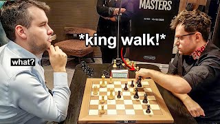Levon Aronian's amazing King Walk to beat Nepo | WR Chess Masters 2023
