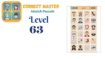 Connect Master Level 63 | Match Puzzle | Visual Logic Puzzle Gameplay 🧠✨