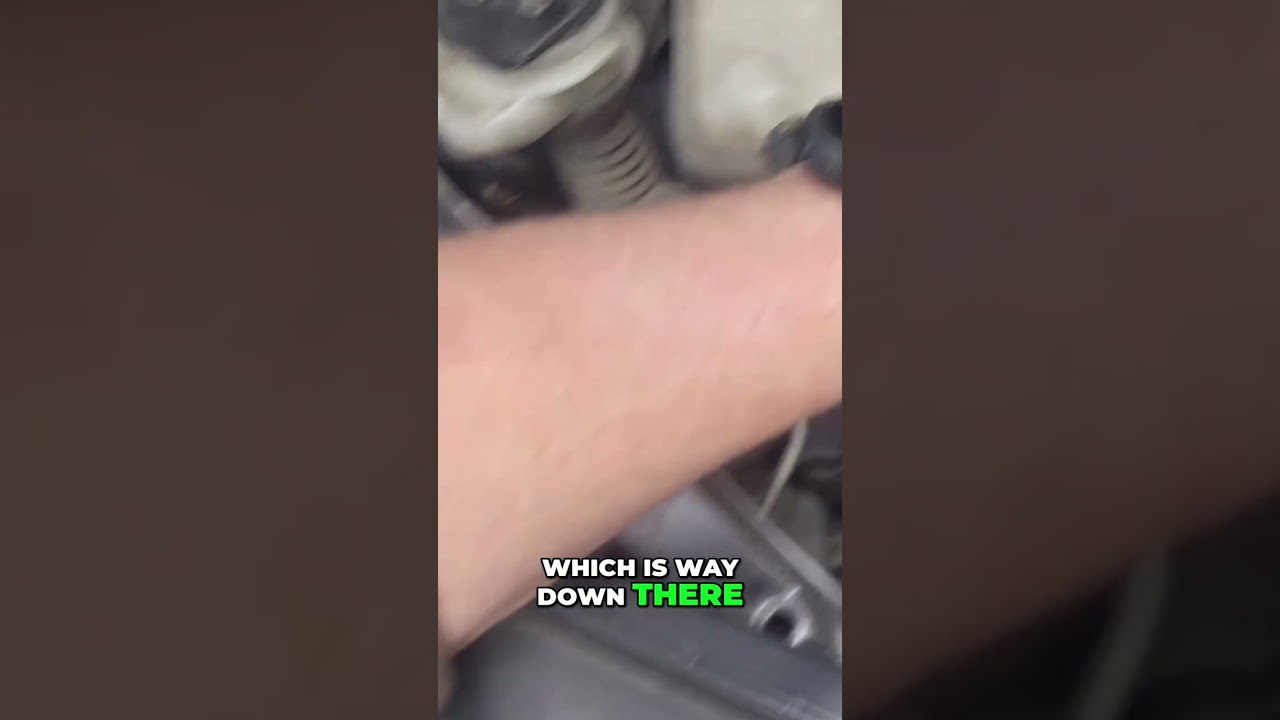 Easy Serpentine Belt Replacement: 120,000 Mile DIY Guide #shorts