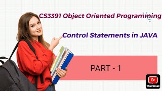 OOP- Control statements