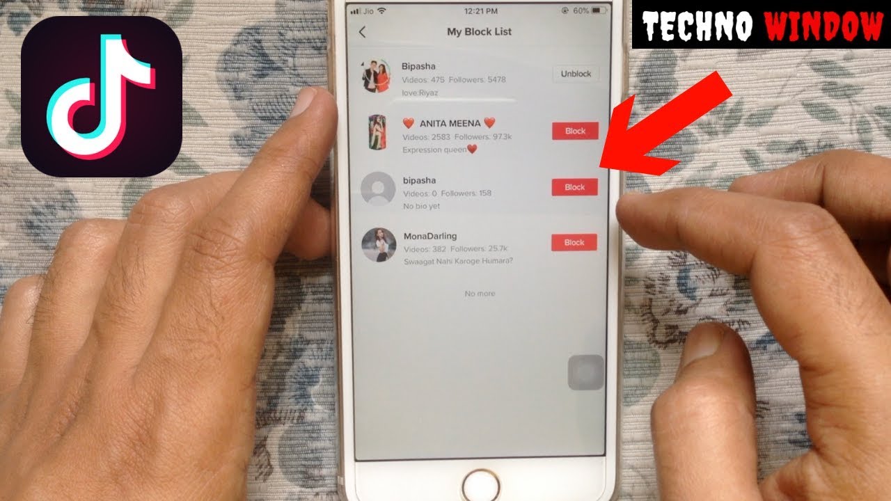 How to Block and Unblock Someone on Tik Tok - YouTube