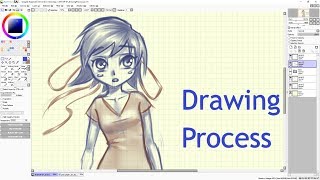 Drawing Process - Quick Sketch [SAI]
