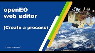 Create process in openEO Web Editor