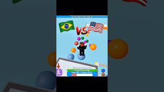 USA 🇺🇸 vs BRAZIL 🇧🇷 | Who is the FASTEST? #roblox #shorts #gaming