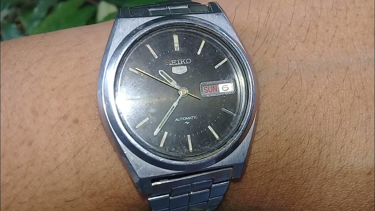 Vintage Seiko 5 automatic 7009-8761 F - YouTube