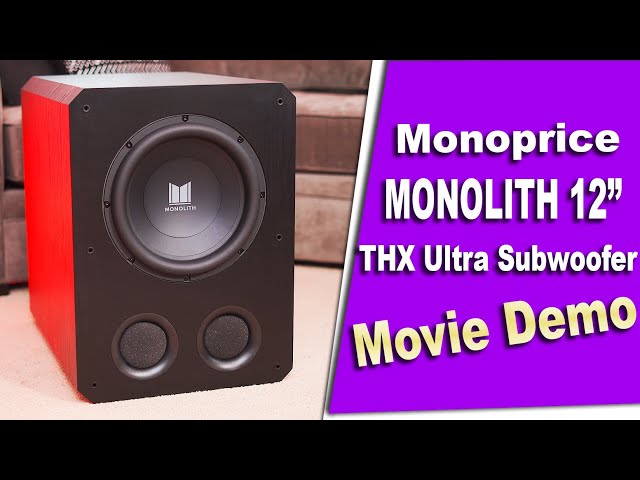 Monolith 12 THX Ultra Subwoofer Movie Demo class=