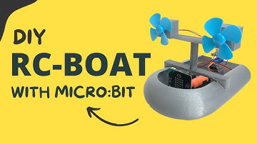 Build Your Own Remote Control Boat Using micro:bit! #microbit #STEM