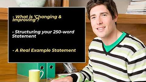 Changing & Improving 250 Word Statement Examples - Score 7/7 on your Civil Service Job Application