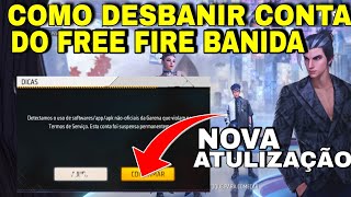 funcional COMO DESBANIR CONTA FREE FIRE BANIDA PERMANENTE! NA NOVA ATUALIZÇÃO PELO CELULAR screenshot 2