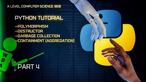 A level Computer Science 9618||Python Programming Course||Part 4
