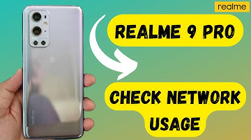 Realme 9 Pro- WiFi / Data Usage | Check Network usage in Realme