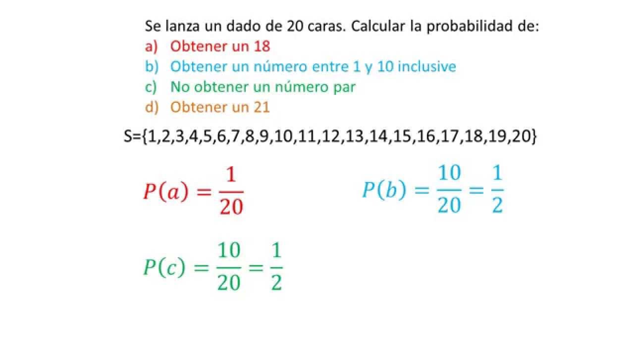 Ejemplo 2 Conceptos básicos de probabilidad YouTube