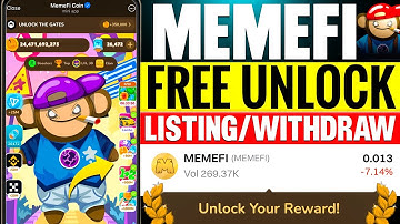 Free Unlock Memefi new Events | Memefi Level Trick | Memefi Airdrop Listing & Withdrawal Update