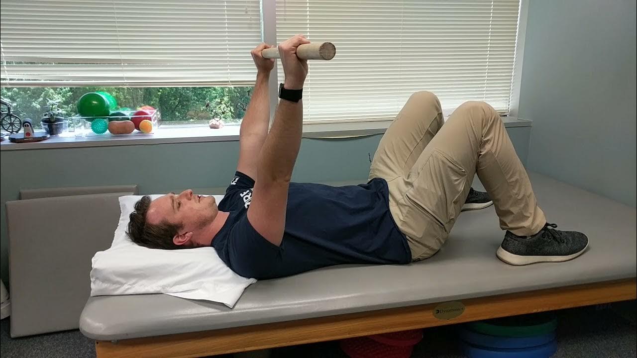 Supine Wand Exercises YouTube