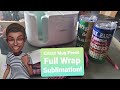 Cricut Mug Press * How to SUBLIMATE a Full wrap Tumbler!*