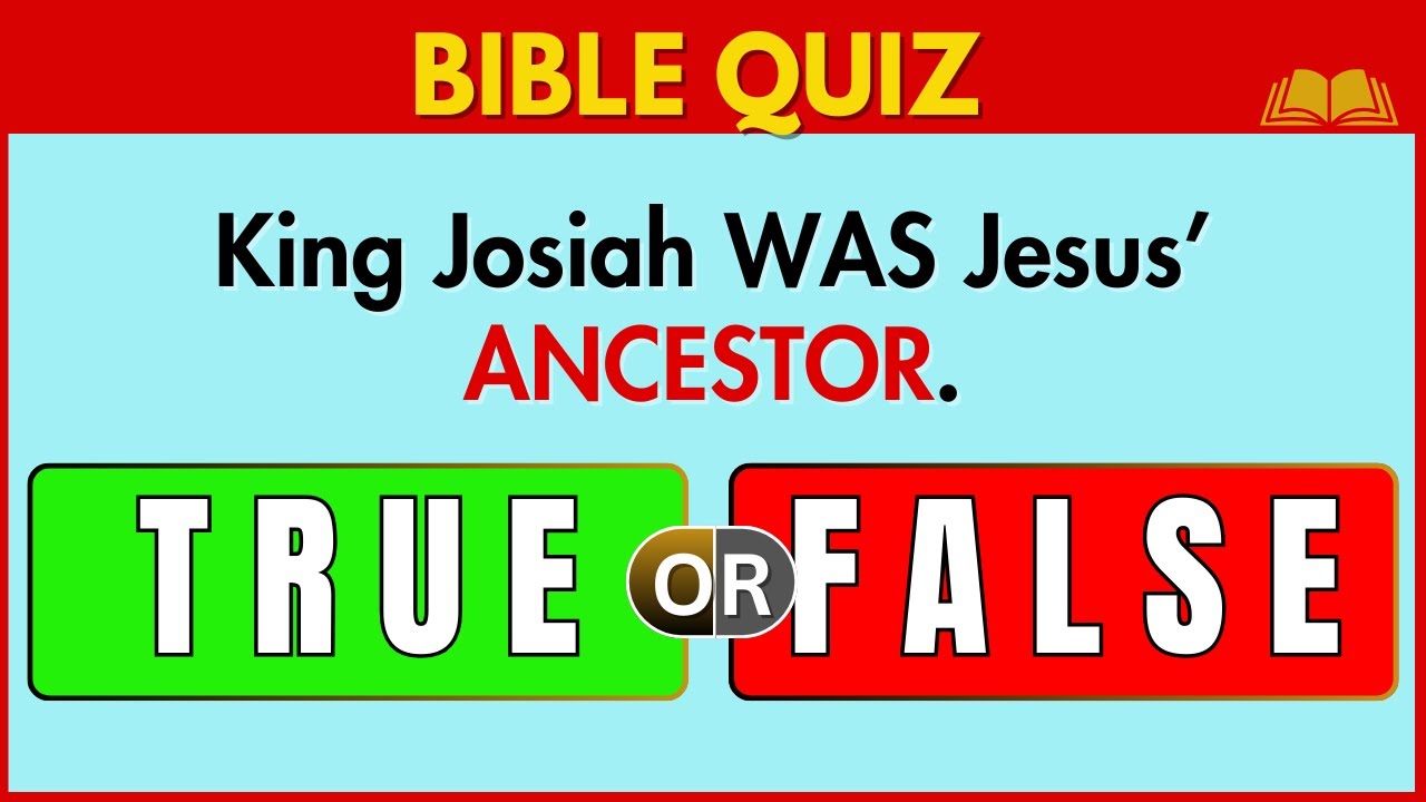 The Jesus Ancestry Path | TRUE or FALSE Quiz Edition #biblequiz