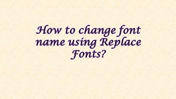 Replace Fonts in PowerPoint | PowerPoint Hacks | PowerPoint