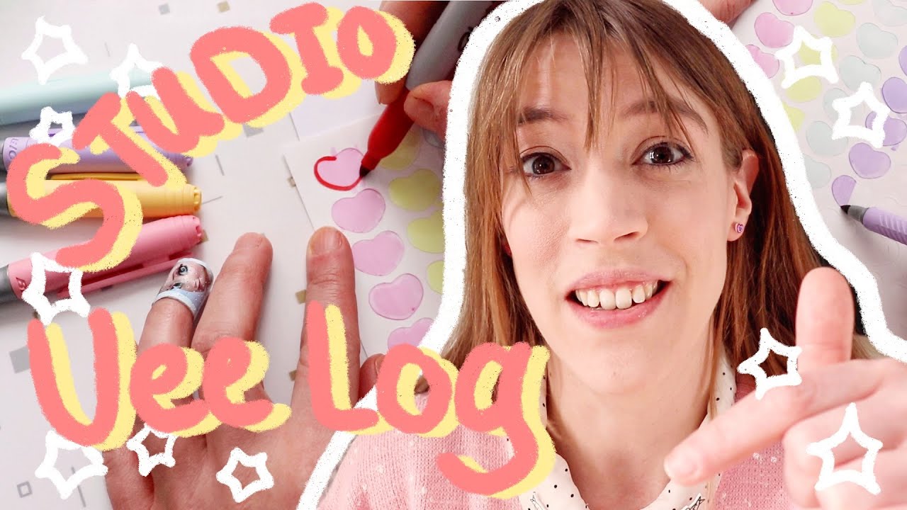 February Vee Log ♡ Studio, Journal, Craft With Me ♡ - YouTube