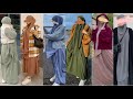 أجمل تنسيقات الحجاب الشرعي شتاء 2024 حجاب محتشم وانيق حجاب فضفاض ومريح 