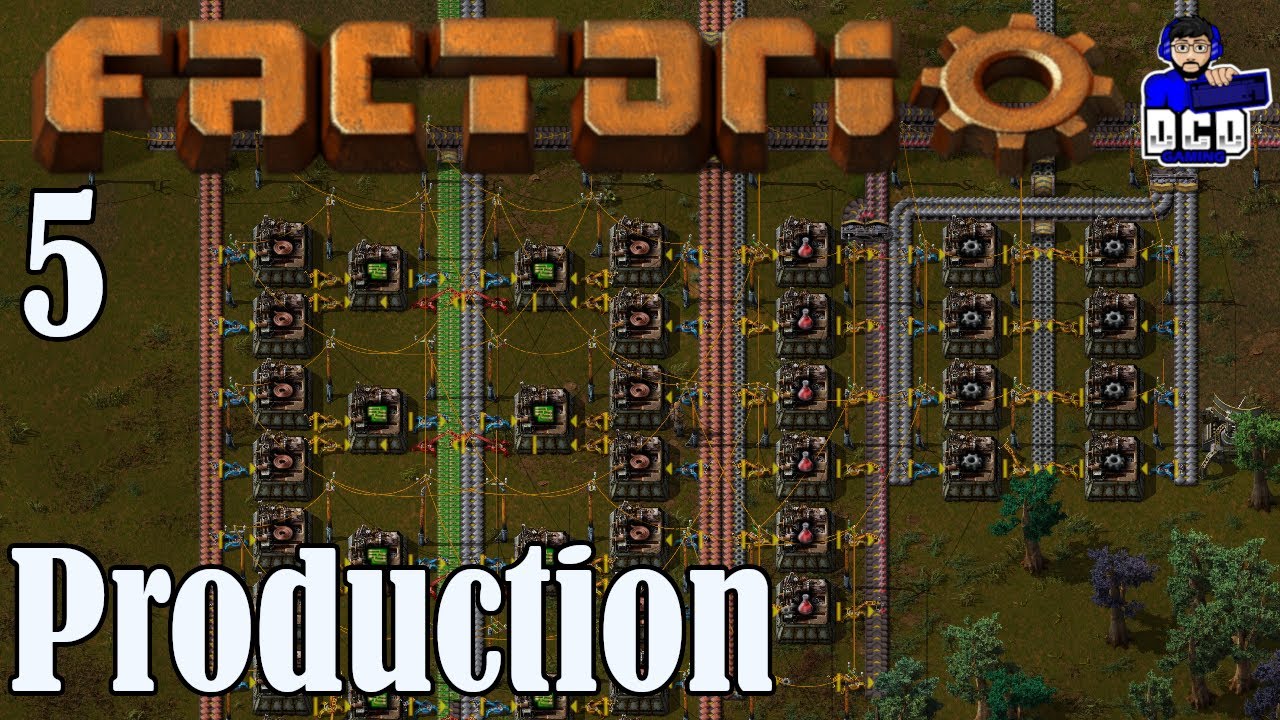 Production | Factorio 1.0 Gameplay Rocket Launch Lets Play EP5 - YouTube