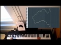 Musical Map of Australia PIANO version (Midi Art)