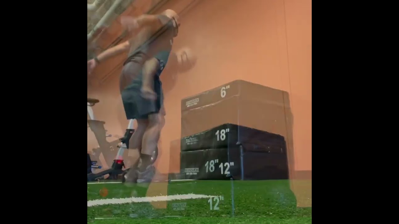 65yr old doing box jumps. 