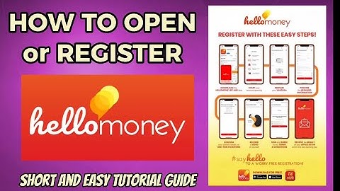 Hello Money App Registration  | Tagalog Tutorial 2022 | IdealAileenTV #hellomoney