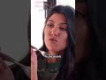 Kourtney tells Khloé she’s gained a few pounds #shorts