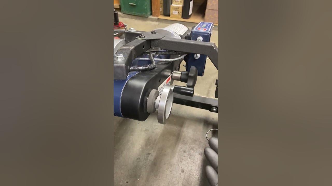 Ammco 800 OTV Brake Lathe in use at Jack stand height! w/ Procut hub